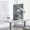 Кронштейн для двох моніторів Ergo Office ER-692 W газовий 17-32