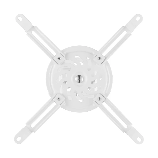 Кронштейн стельовий для проектора Maclean 54-320 мм до 13,5 кг 360° White (5902211146148)