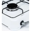 Газова плита Ravanson K-02T 2 конфорки з транспортувальною кришкою White (5902230901391)