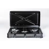 Газова плита Ravanson K-03TB 3 конфорки з транспортувальною кришкою Black (5902230901421)