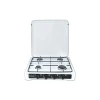 Газовая плита Ravanson K-04T 4 конфорки с транспортировочной крышкой White (5902230901438)
