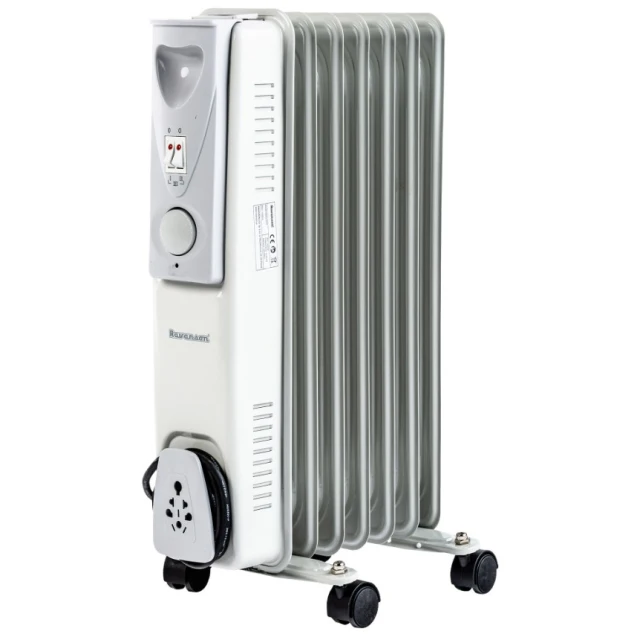 Grzejnik olejowy Ravanson OH-07 (1500W; 7; kolor szary)