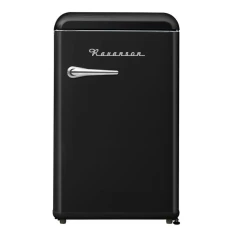 Холодильник Ravanson LKK-120ERB Retro 120 л стиль vintage 545x585x860 мм Black (5902230902817)