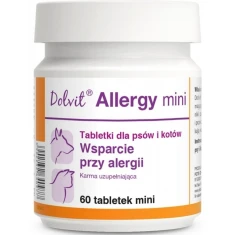 Таблетки для собак і котів Dolfos Dolvit Allergy Mini 60 шт (5902232640977)