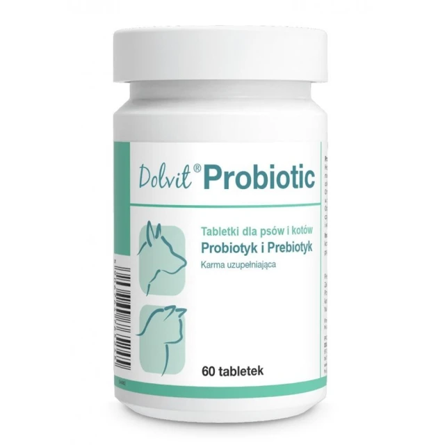 Таблетки для собак и кошек Dolfos Dolvit Probiotic 60 шт (5902232644005)