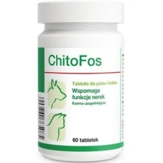Кормова добавка для собак і котів Dolfos ChitoFos для підтримки функції нирок 60 таблеток (5902232644104)