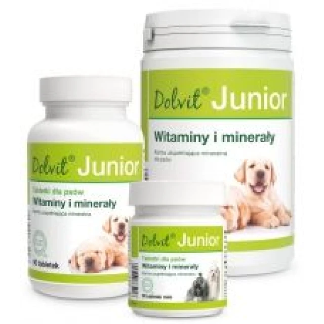 Кормова добавка для цуценят Dolfos Dolvit Junior 90 таблеток (5902232645026)