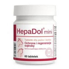Таблетки для котів і собак Dolfos HepaDol Mini 60 шт (5902232645675)
