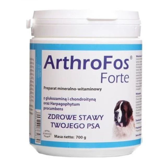 Кормова добавка для собак Dolfos ArthroFos Forte для суглобів порошок 700 г (5902232645873)
