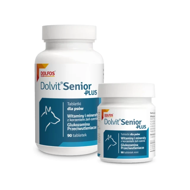 Таблетки для собак Dolfos Dolvit Senior Plus 90 шт (5902232645897)