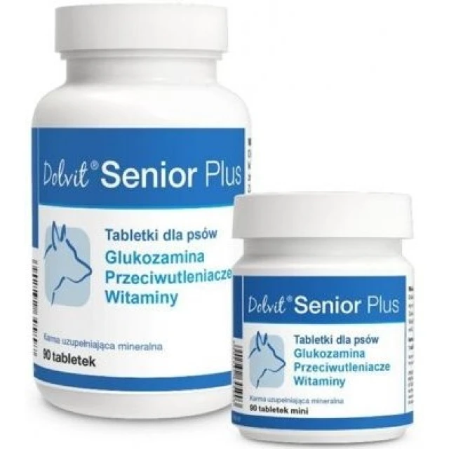 Кормова добавка для собак Dolfos Dolvit Senior Plus Mini 90 шт (5902232645903)
