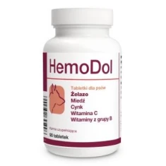 Кормовая добавка для собак Dolfos HemoDol при анемии 90 таблеток (5902232645996)