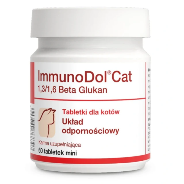 Кормова добавка для котів Dolfos Immunodol Cat для імунітету 60 таблеток (5902232648300)