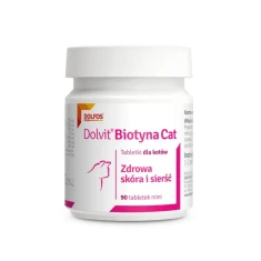 Кормова добавка для котів Dolfos Biotyna 90 шт (5902232648317)