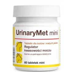 Кормова добавка для котів і собак Dolfos UrinaryMet Mini з L-метіоніном 60 таблеток (5902232649789)