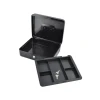 Скринька для грошей металева з замком Malatec Black (5902367971991)