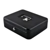 Скринька для грошей металева з замком Malatec Black (5902367971991)