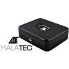 Скринька для грошей металева з замком Malatec Black (5902367971991)