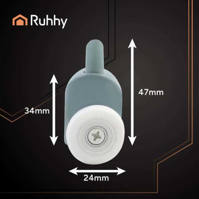 Ролики для душової кабіни Ruhhy 8 шт (5902367977924)