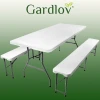 Садовий стіл складаний Gardlov 180 см + 2 лавки (5902367978020)