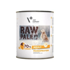 Консерва для собак VetExpert Raw Paleo з індичкою 800 г (5902414203921)