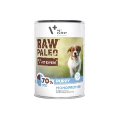 Консерва для цуценят VetExpert Raw Paleo з тріскою 400 г (5902414209374)