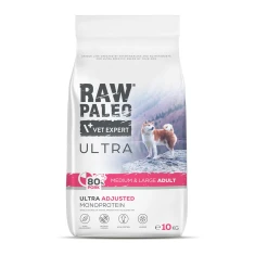 Сухий корм для дорослих собак середніх і великих порід VetExpert Raw Paleo Ultra зі свининою 10 кг (5902414211780)