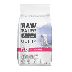Сухий корм для цуценят міні порід VetExpert Raw Paleo Ultra Pork зі свининою 2 кг (5902414211896)