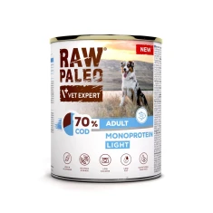 Консерва для собак VetExpert Raw Paleo Light Adult с треской 800 г (5902414212732)