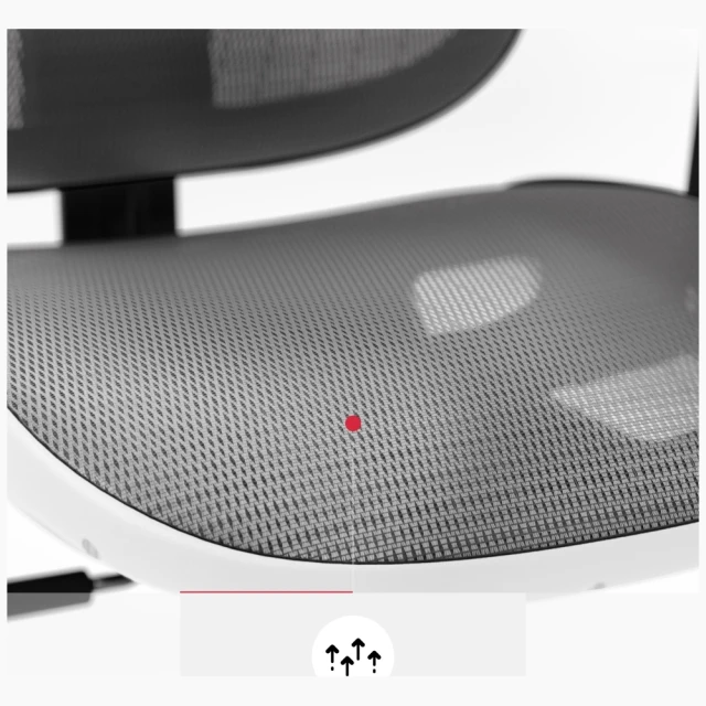 Крісло ергономічне Diablo Chairs V-Basic White/Grey (970)