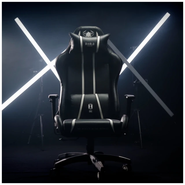 Крісло геймерське Diablo Chairs X-One 2.0 Normal Size Black (873)