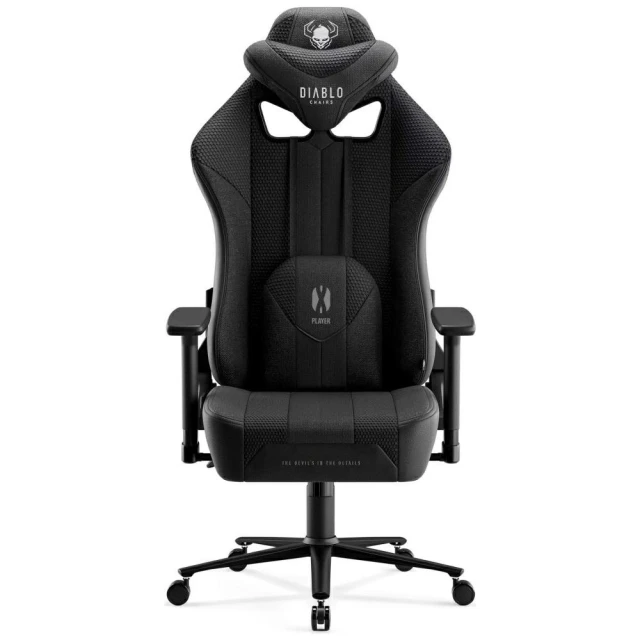 Крісло геймерське Diablo Chairs X-Player 2.0 Normal Size Black (1077)
