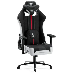 Крісло ігрове Diablo Chairs X-Player 2.0 Normal Size White/Black (1078)