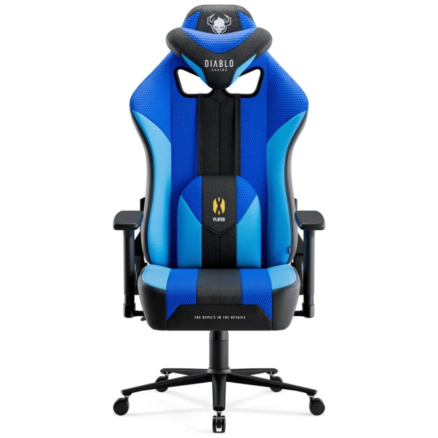 Крісло геймерське Diablo Chairs X-Player 2.0 King Size Black/Blue (1226)