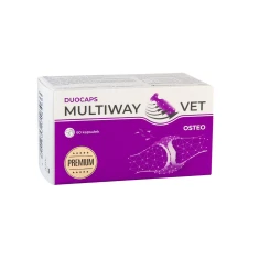 Кормова добавка для суглобів для собак і котів JM Sante Multiway Vet Duocaps Osteo 60 таб (5902596718466)