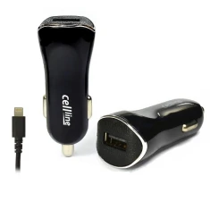 Автомобільний зарядний пристрій Beline 1xUSB + Lightning 1A для iPhone 6 Black (CC06 lightining)