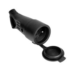 Розетка брызгозахищена з тримачем і заземленням IP44 Elgotech G-10GU (URZ3296)