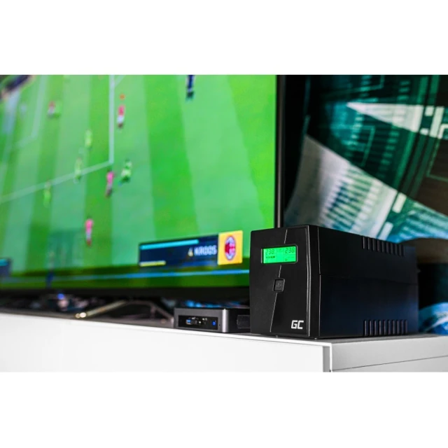 Джерело безперебійного живлення Green Cell Power Proof 1000VA 600W (UPS03)