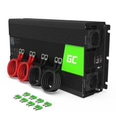 Інвертор Green Cell INV12 12V-230V 3000W/6000W модифікована синусоїда (5902719427916)