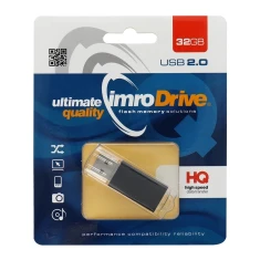 USB Flash Drive Imro 32GB USB2.0 Black (5902768015171)