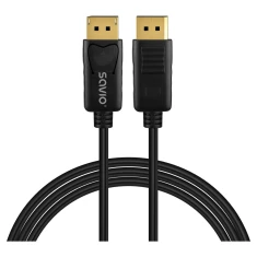 Кабель Savio CL-204 DisplayPort 1.4 1 м (5902768707908)