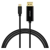 Кабель Savio USB Type-C — DisplayPort 1.2 CL-207 2 м (5902768707939)