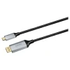 Кабель Savio USB-C – DisplayPort 8K 2 м 60 Гц (DSC) (5902768707946)