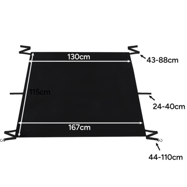 Захисне покриття на лобове скло Xtrobb 130x115x167 см (5902802901866)