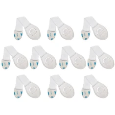 Блокіратор для шафок Ruhhy 10 шт White (5902802903693)