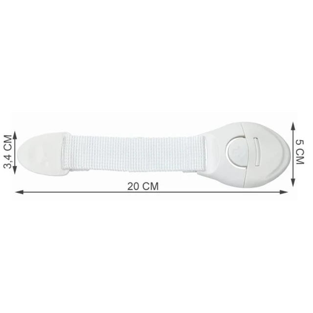 Блокіратор для шафок Ruhhy 10 шт White (5902802903693)
