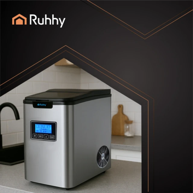 Льодогенератор Ruhhy K5536 3 розміри кубиків самоочисний (5902802904751)
