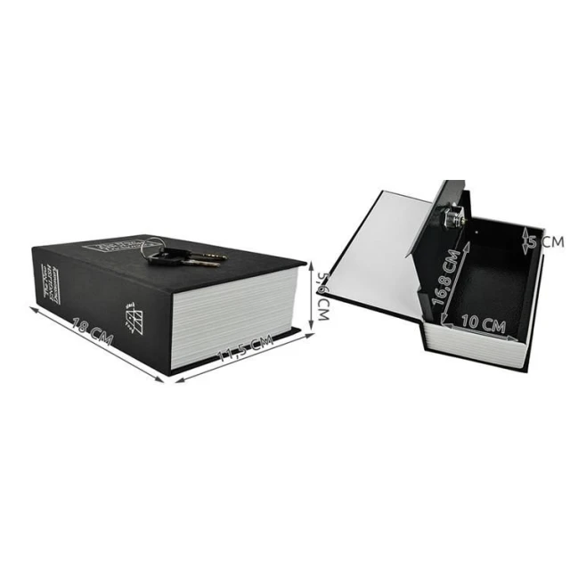 Сейф-книга Malatec 18 см x 11,5 см (5902802907325)