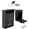Почтовый ящик Malatec S6237 Black (5902802907806)
