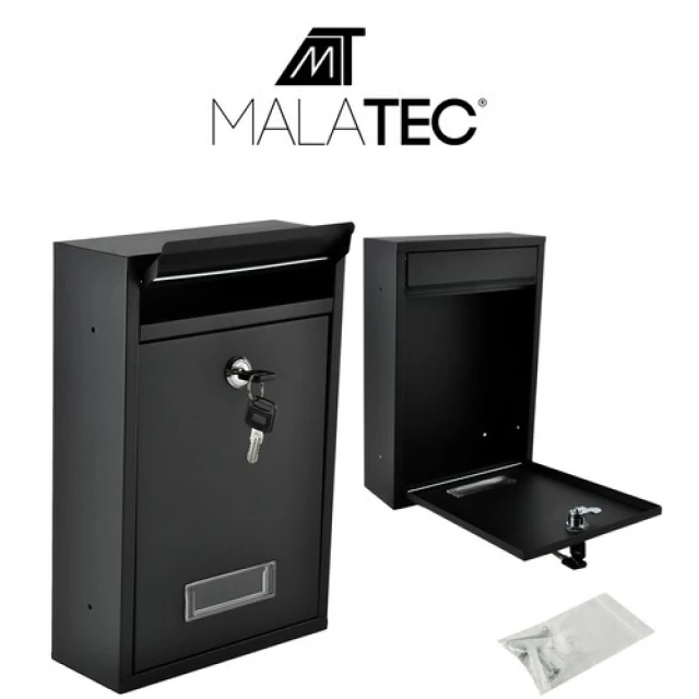 Почтовый ящик Malatec S6237 Black (5902802907806)